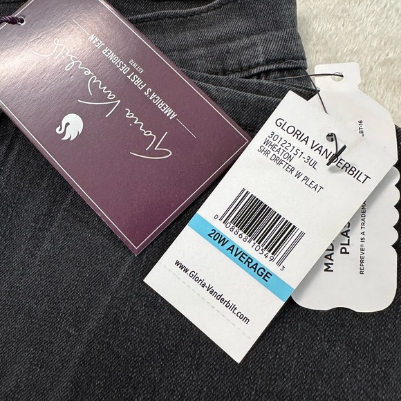 Gloria Vanderbilt Gray Wheaton All Around Slimming Effect High Rise Size 20W - Picture 17 of 17